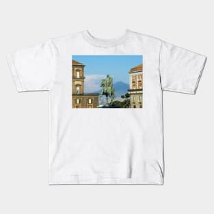 Piazza del Plebiscito, Naples Kids T-Shirt